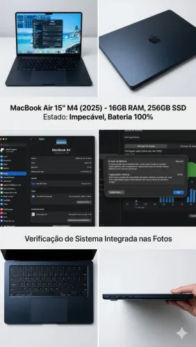 Mac book air, M4, 15'.