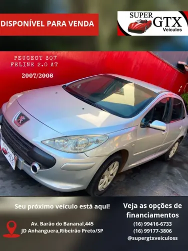 Peugeot 307 Sed. Presence 2.0 Flex 16V 5P Aut. 2010