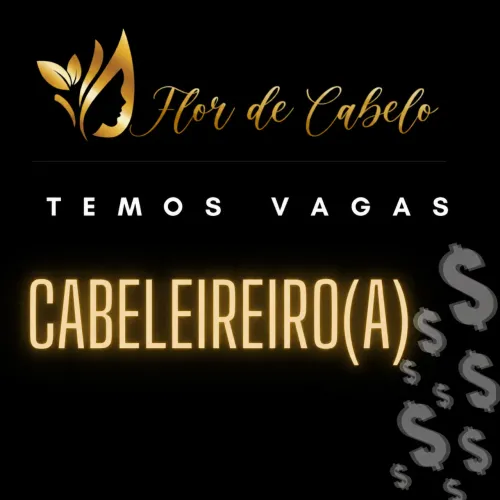 VAGA CABELEIREIRO(A) - FLOR DE CABELO - DOM PEDRO