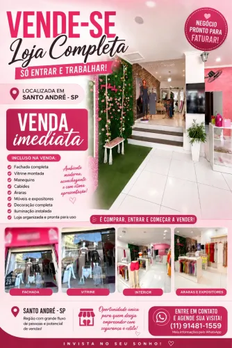 Loja de roupa feminina 