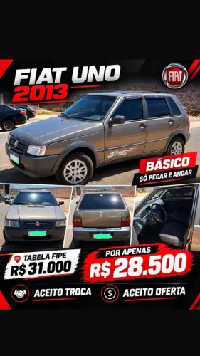 Fiat Uno Mille WAY Economy 1.0 F.flex 4P 2013