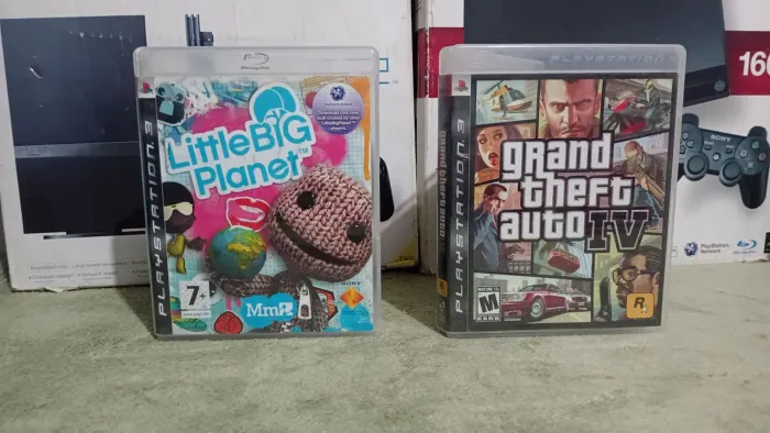 GTA IV e Little Big Planet - PS3