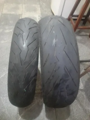 Pneu Rosso 3 110/ 150/60 17 honda Yamaha