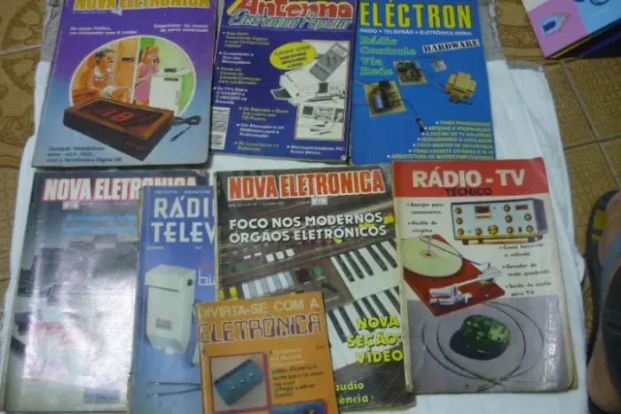 Revistas De Eletrônica Antigas Leia Descrição