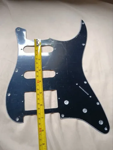 KIT ESCUDO STRATOCASTER HSS PRETO BLINDADO