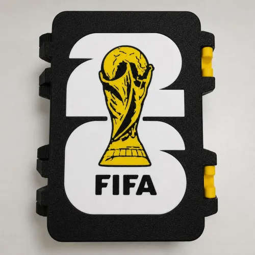 Caixa Para Figurinhas Copa Do Mundo 2026 Porta Figurinhas 500 Unidades - POUCAS UNIDADES