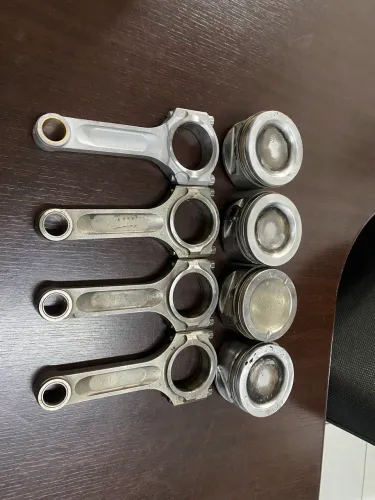 Pistão e bielas forjadas