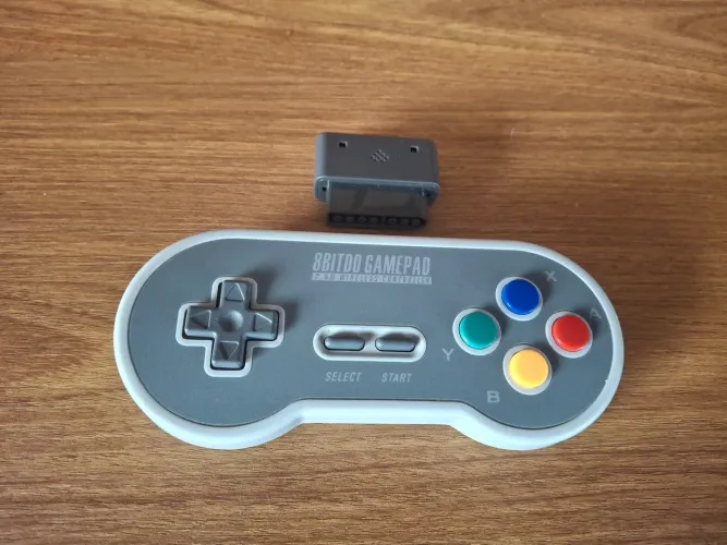 Controle sem fio para super nintendo SN30 2.4g marca 8bitdo