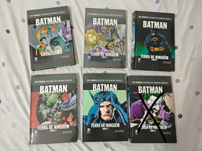 Batman-terra de ninguém( cataclismo, terra de ninguém 1,2,3,4)