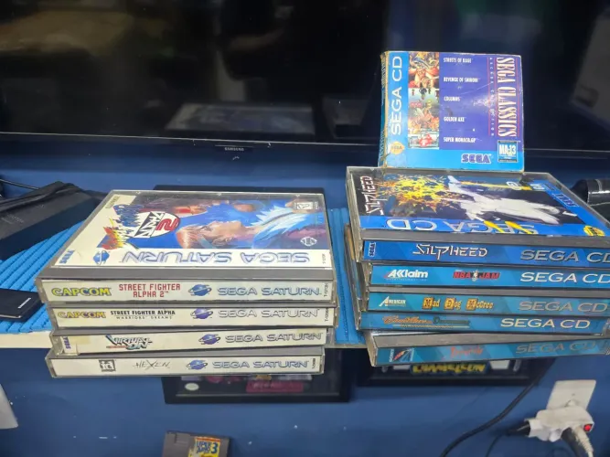 Jogos de sega saturno e sega cd