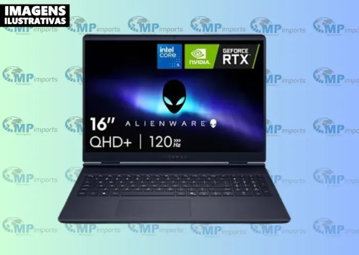 Loja MP Imports: Notebook Gamer Alienware 16 Core5 8GB 512GBSSD NVIDIA RTX4050