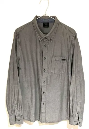 Camisa masculina Oakley cinza M