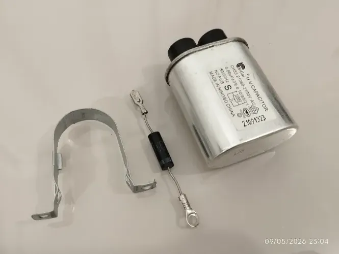 Capacitor Hv Ch85 Para Micro-ondas 1,0uf 250v (Usado) testado e funcionando