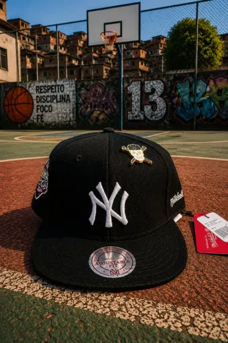 Boné linha Premium Aba reta basquete