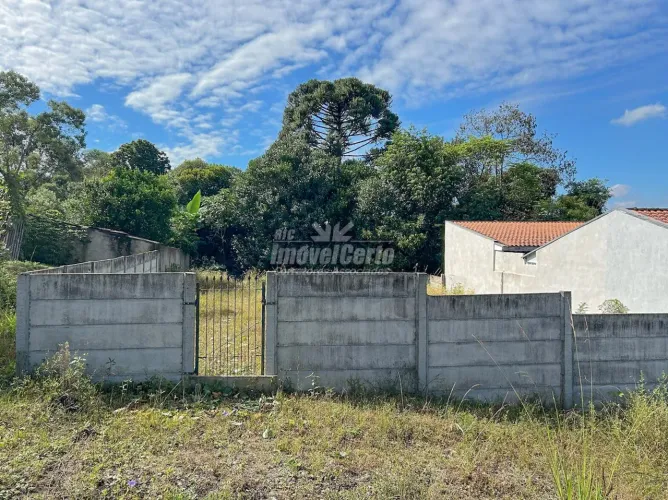 Terreno regularizado de 569 m² no Vila Faty em São Mateus do Sul
