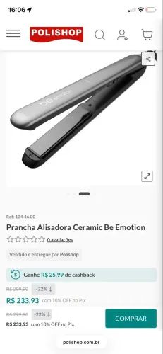 Prancha Alisadora Ceramic Be Emotion