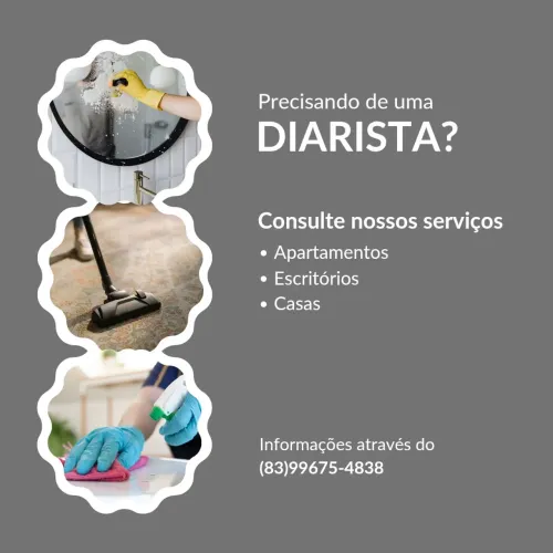 Está precisando de uma diarista?