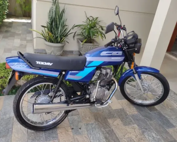 Honda CG Today 125, Azul, 103.000 Km