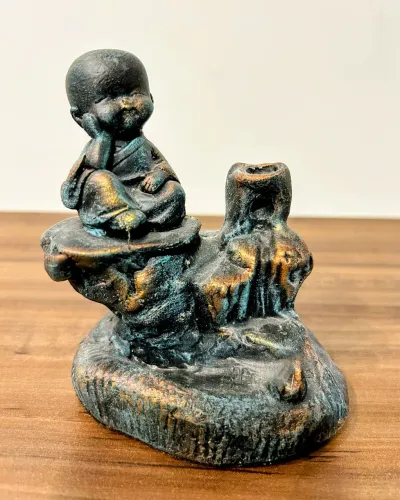 Incensário Buda - em resina