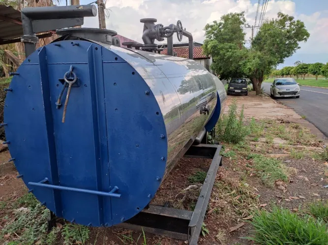 CALDEIRA ATA 1000KG A LENHA. REFORMADA PRONTA PARA USO