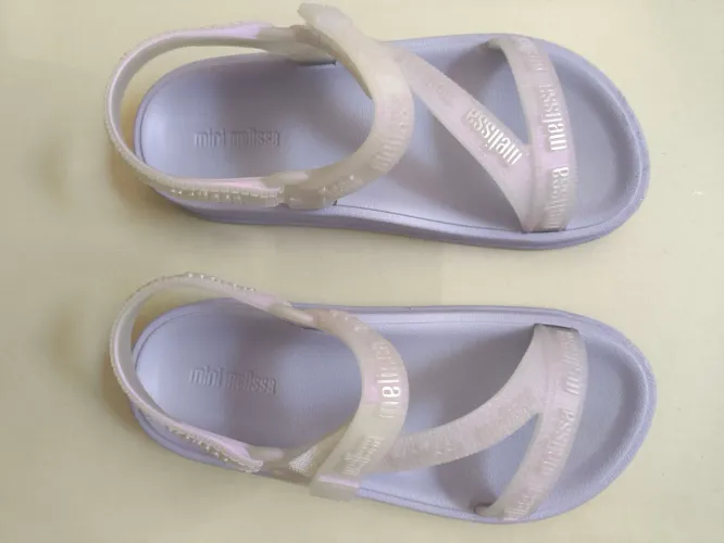 Sandália mini Melissa lilás