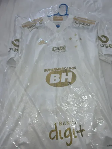 Camisa cruzeiro de jogo #9 Marcelo Moreno, ano do centenário ramanho M