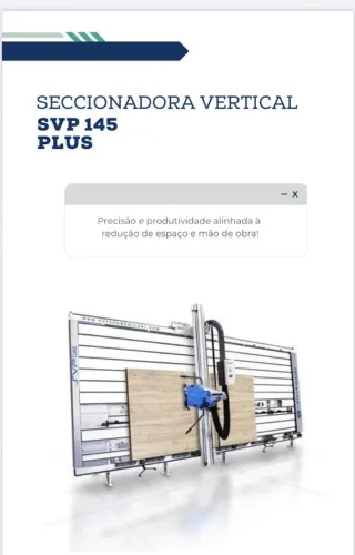 SECCIONADORA VERTICAL SVP 145 PLUS