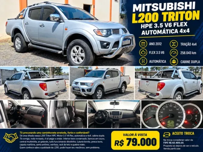 Mitsubishi L200 Triton HPE 3.5 CD V6 24V Flex Aut. 2012