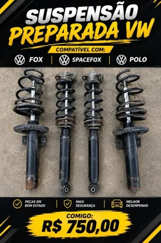 Suspensão preparada VW