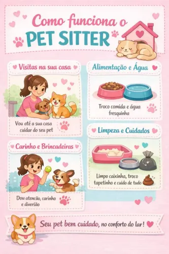 Hospedagem, passeio e visita domiciliar para pets em geral!!