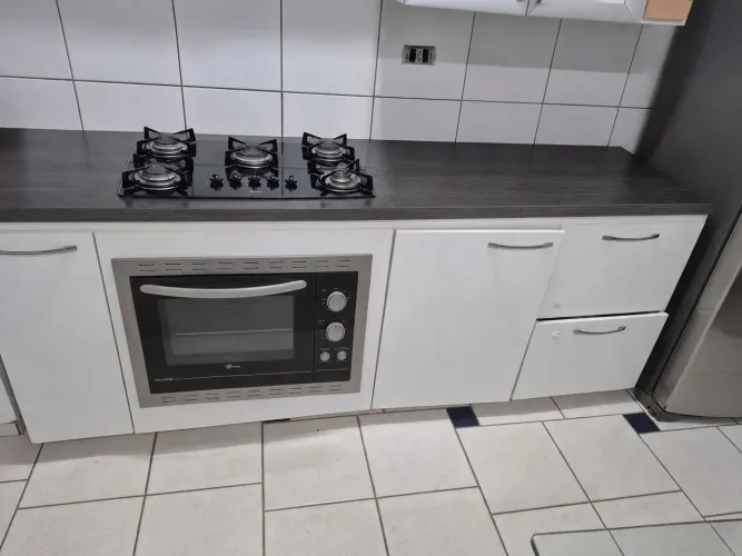 Armário Mdf + fogao coocktop + forno elétrico embutido