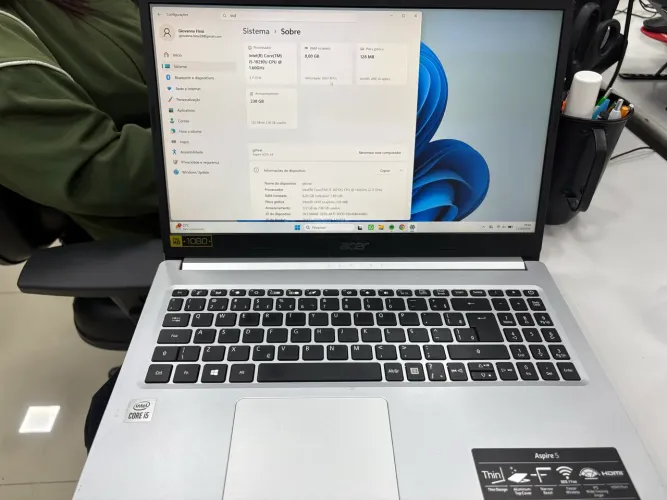 VENDO NOTEBOOK ACER ASPIRE 5