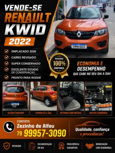 Renault Kwid Zen 1.0 Flex 12V 5P Mec. 2022