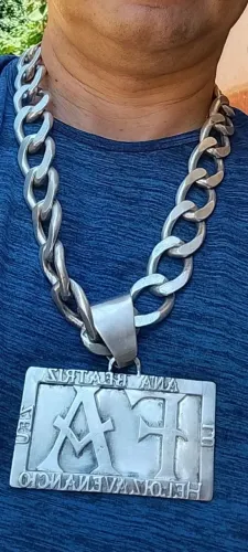 Cordão de prata 950 peso 667 gm valor por grama 13.50 reais15