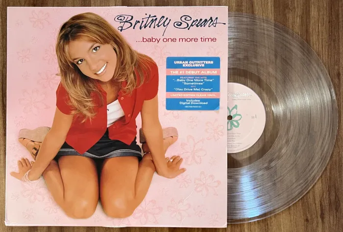 Britney Spears Vinil Baby One More Time Clear Urban Outfitters