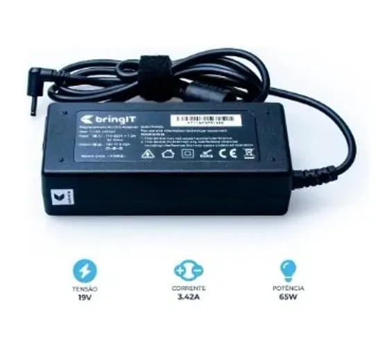 CARREGADOR DE NOTEBOOK POSITIVO 19V 3.42A