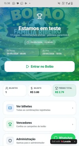 Sistema de Bolao