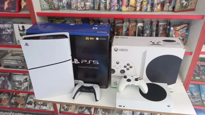 PS5 SLIM NA CAIXA. TROCO PS4/SERIES S + VOLTA. LOJA FISICA 