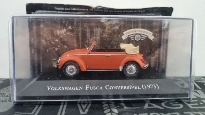 Miniatura Volksvagem Fusca conversível 1973