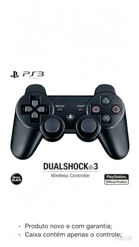 Controle ps3 sem fio
