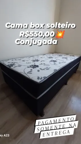 Cama box solteiro conjugada ótimo preço