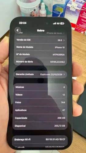 iPhone 15 256g NOVO