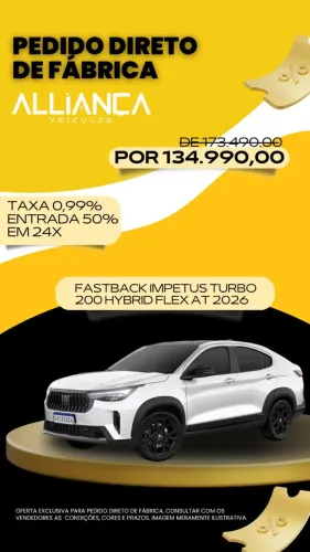 Fiat Fastback Impetus 200 T. AUT (hibrído) 2026