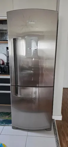 Geladeira Brastemp Frost Free Duplex - 422L Inox Inverse Ative! BRE50