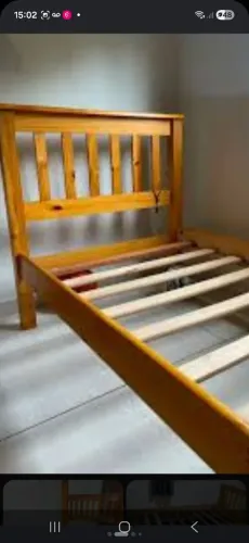 Cama solteiro madeira macissa