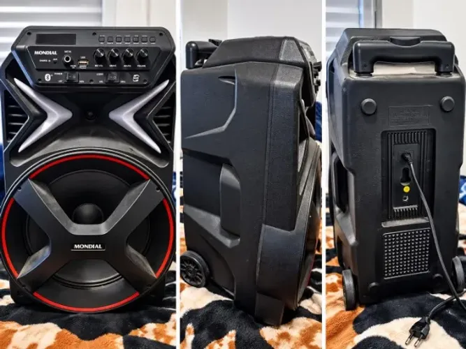 CAIXA DE SOM MONDIAL CONNECT LIGHTS CM-400 - 400W RMS