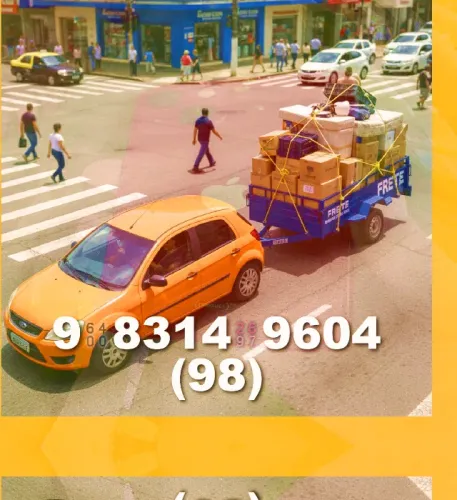 Frete Barato! Precisando de transporte rápido e econômico? Fale já conosco!