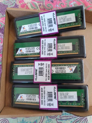 4 PENTES DE MEMÓRIA RAM DDR4 4GB E CADA ECC X99