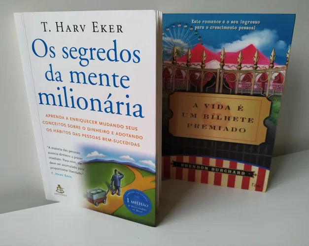 A vida é um bilhete premiado e Os segredos da mente milionária conservadissimo