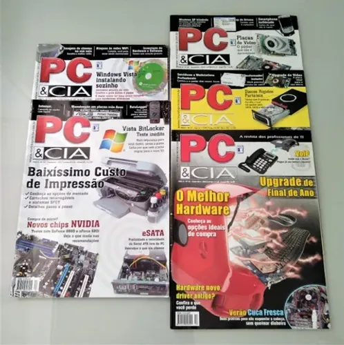 14 edições da revista PC e Cia